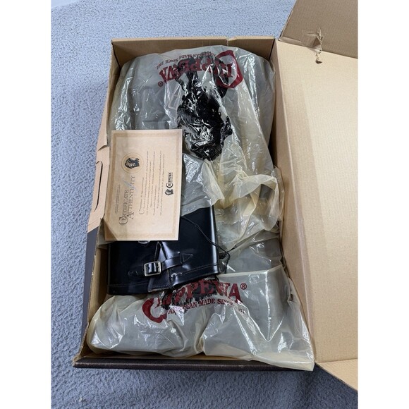 Vintage Chippewa Engineer Motorcycle 17" Boots 10.5D Made In USA Style 71418 NOS - Picture 1 of 16